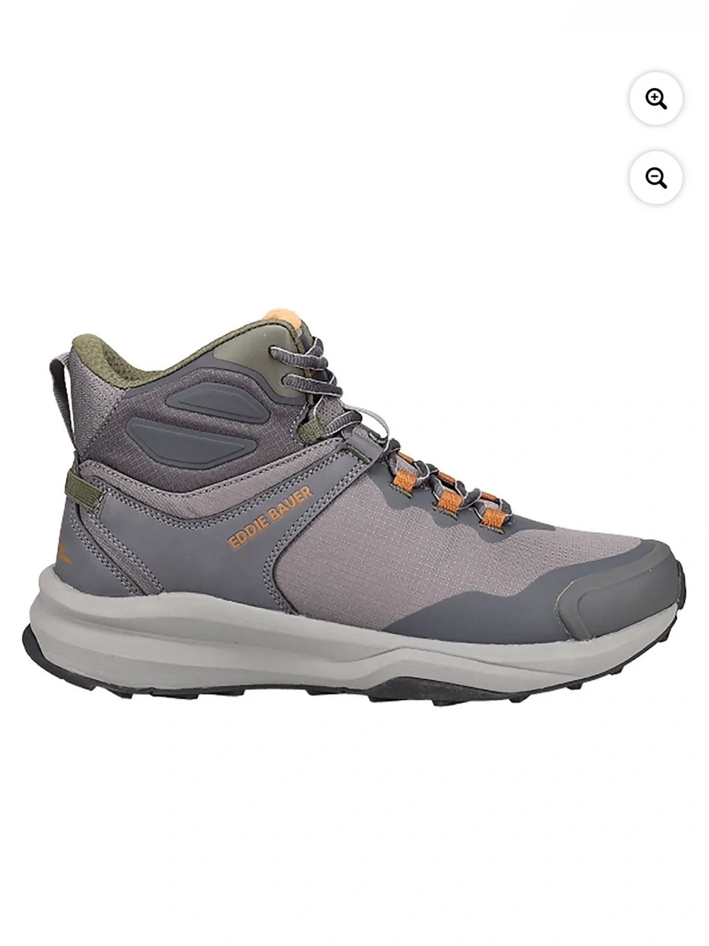 Eddie Bauer Gray and Orange Men's Outdoor Boots
